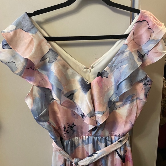 Floral Ruffle Maxi Dress - Picture 2 of 4